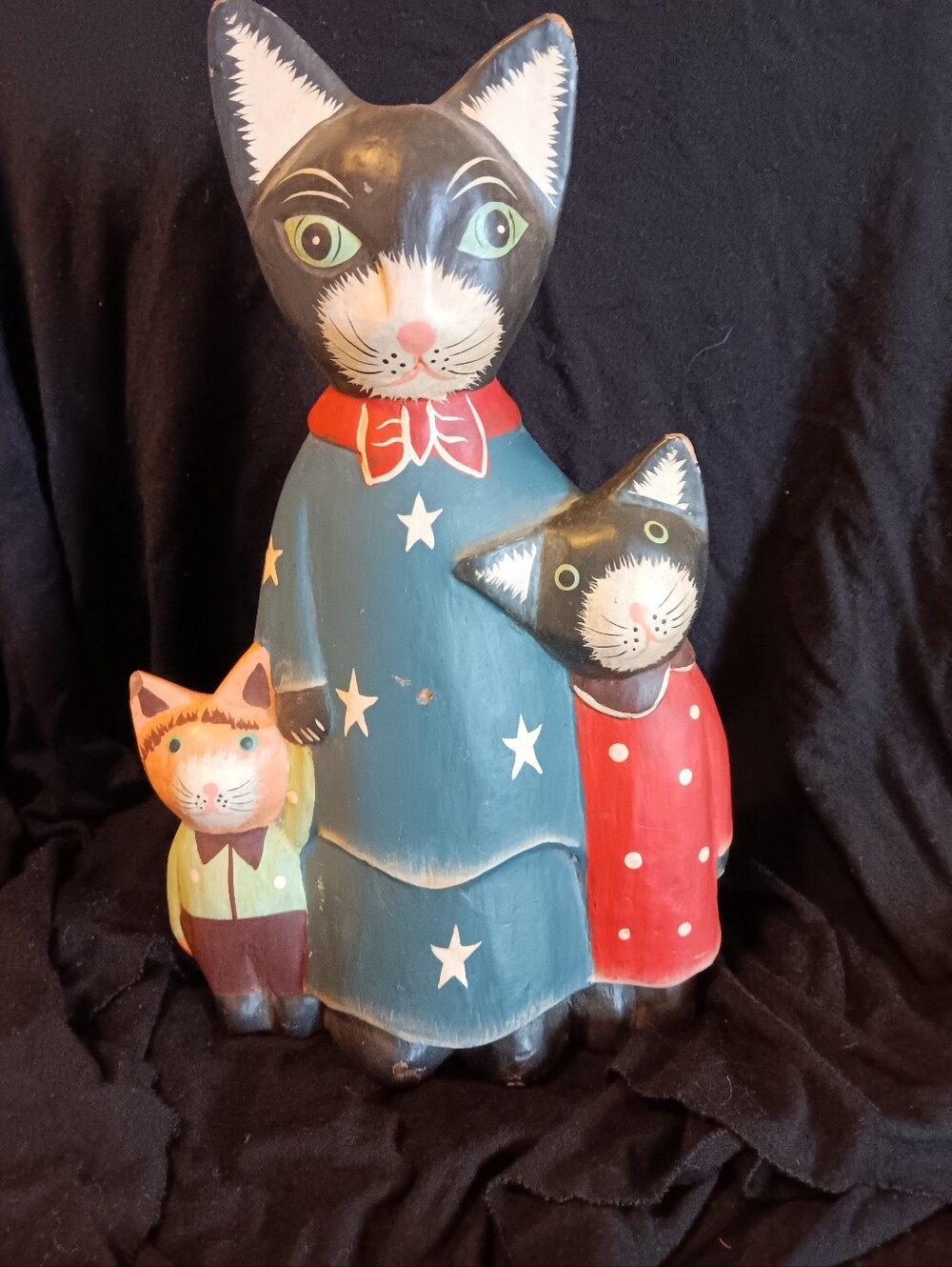 Hand Painted Cat Decor